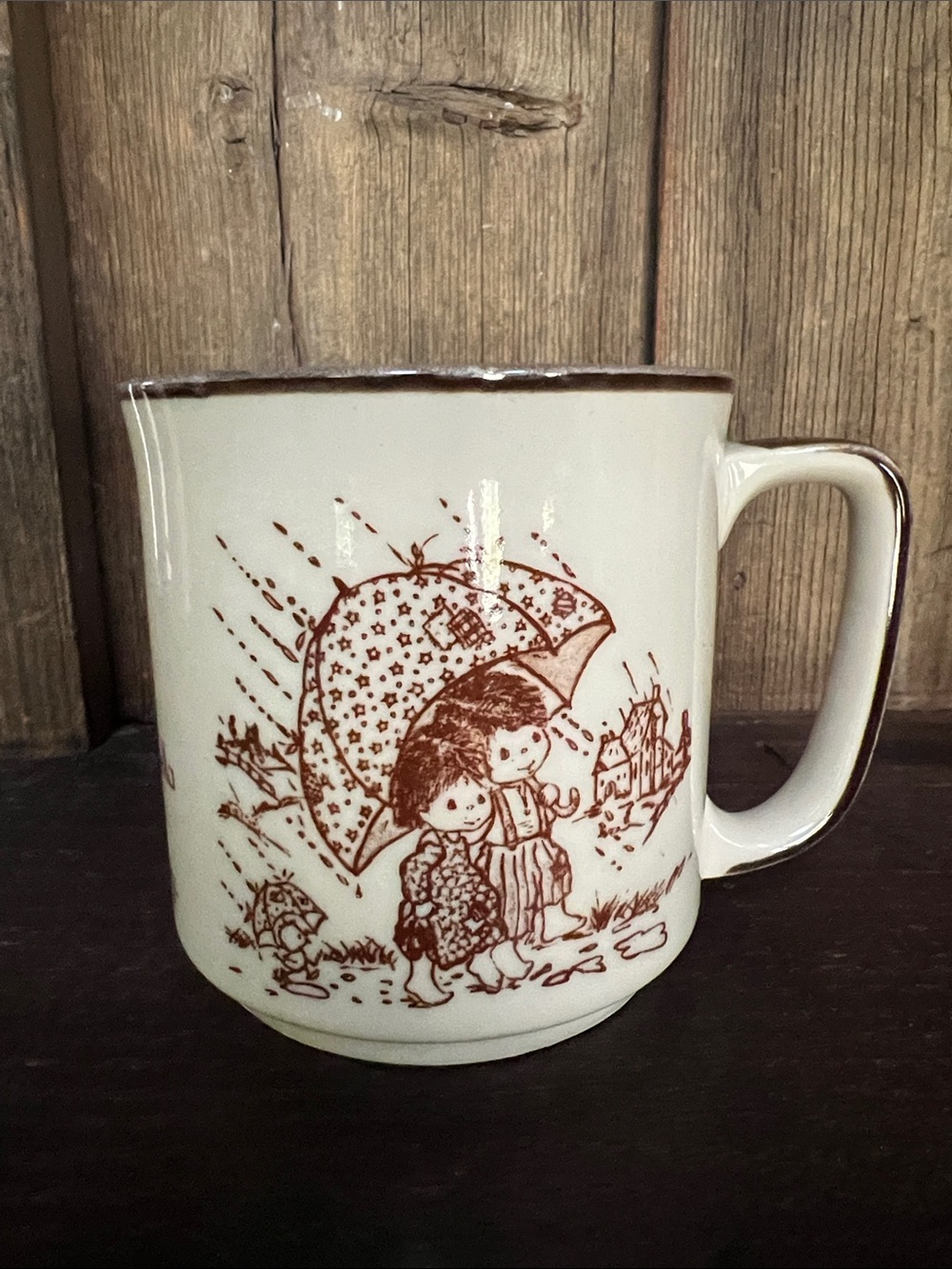 Vintage Holly Hobbie Friendship Quote Ceramic‎ Mug